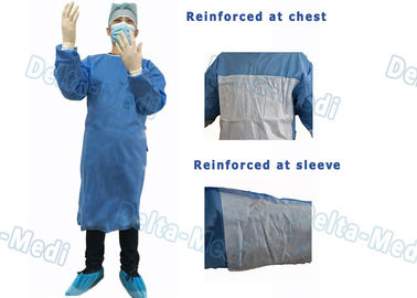 35 - látex impermeable reforzado disponible del vestido quirúrgico 50gsm libremente