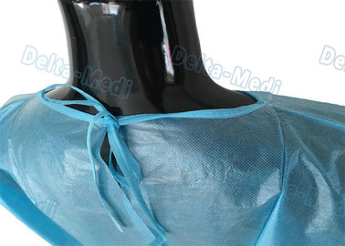 Lazos disponibles impermeables de los vestidos del aislamiento del azul en el puño el elástico del cuello