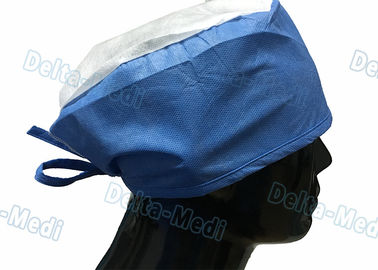 Casquillos médicos disponibles con la corona blanca, sombreros disponibles respirables de Doctor S de la sala de operaciones