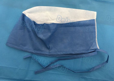 Casquillos médicos disponibles con la corona blanca, sombreros disponibles respirables de Doctor S de la sala de operaciones