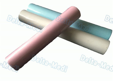 Prenda impermeable dental disponible paciente colorida de 3 baberos de la capa con el lazo encendido