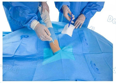 El miembro superior modificado para requisitos particulares que quirúrgico estéril cubre, sala de operaciones cubre con la película de la incisión