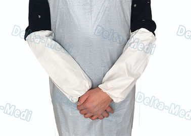 Cubiertas disponibles blancas de la manga, protectores disponibles de la manga con el puño elástico