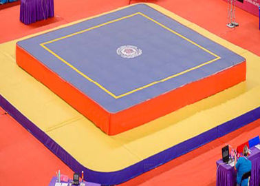 Estera durable de Sanda de la competencia de las esteras del entrenamiento de la gimnasia de la plataforma de Wushu
