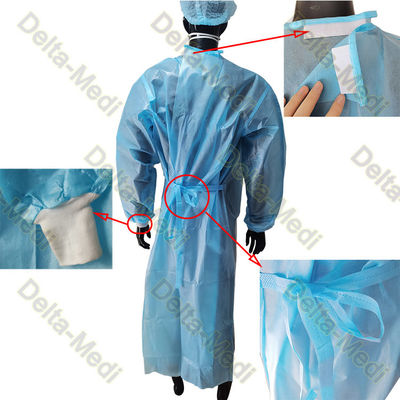 Vestidos médicos estéril no tejidos del FDA disponibles para la cirugía de la operación