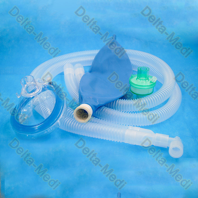 Circuito de respiración disponible de Kit Ventilator Kit Corrugated Anesthesia del filtro para el hospital