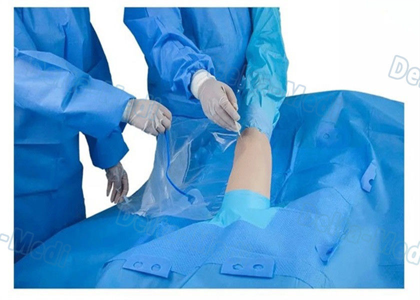 Paquetes quirúrgicos de los miembros más bajos suaves, paquetes quirúrgicos estéril de la extremidad con la colección líquida y vendaje