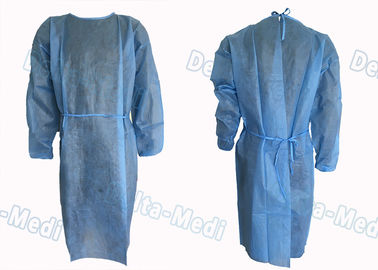 Vestidos protectores disponibles de la manga larga, vestidos a prueba de polvo cómodos del aislamiento del paciente médico