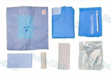 Los paquetes quirúrgicos disponibles de la rodilla, paquete quirúrgico del Arthroscopy integraron la bolsa líquida de la colección