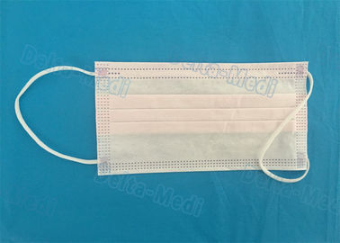 Resistente flúido disponible estéril respirable blanco de la mascarilla para la protección segura