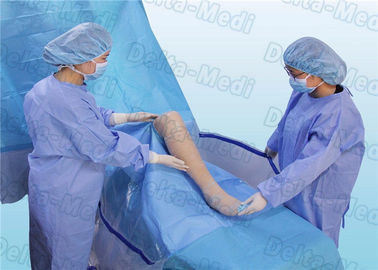 El EO esterilizó una extremidad más baja quirúrgica cubre el equipo del paquete