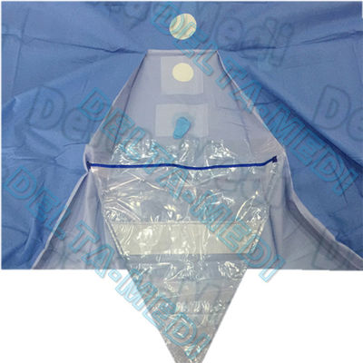 Quirúrgico estéril disponible azul marino de SBPP cubre para la urología con el bolso de colección