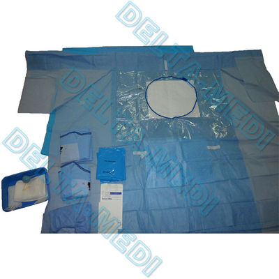 40g reforzado absorbente - SP 60g/SMS/paquete quirúrgico de la C-sección de SMMS/de SMMMS para la sección cesariana con el bolso de colección