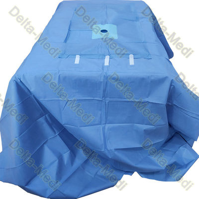 Paquetes quirúrgicos disponibles azules reforzados de SBPP PE para una extremidad más baja