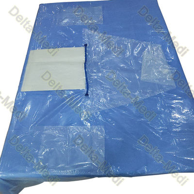 Los paquetes quirúrgicos disponibles del paquete vertical del aislamiento con polietileno transparente cubren