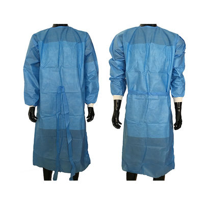Costura ultrasónica disponible médica del vestido quirúrgico del hospital 45gsm SMS