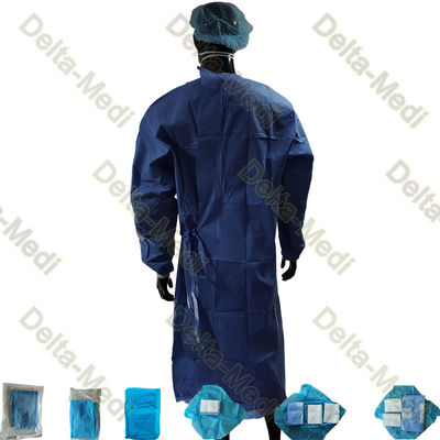 Vestido quirúrgico disponible de SMS SMMS SMMMS con 4 correas de cintura