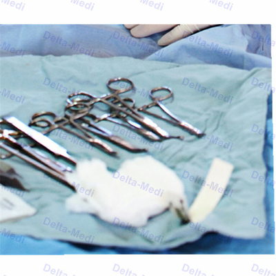 Papel de crespón médico del salón de belleza del hospital del abrigo de la esterilización de SMS SMMS