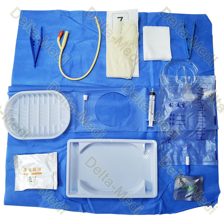 Equipos uretrales disponibles médicos estéril Catheterication Kit With Latex Foley del catéter